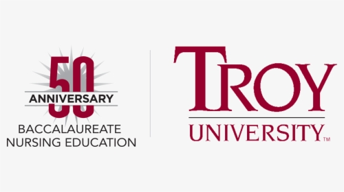 50 Years Of Nursing Badge - Troy University, HD Png Download, Transparent PNG