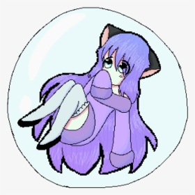 Pixel Art Mako In A Bubble - Cartoon, HD Png Download, Transparent PNG