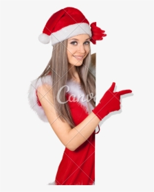 Clip Art Christmas Girl - Girl, HD Png Download, Transparent PNG