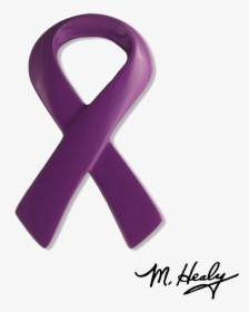 Purple Awareness Ribbon Png Hd - Awareness Ribbon, Transparent Png, Transparent PNG