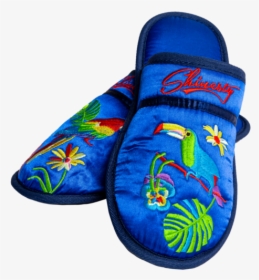 Asian Blue Slippers   Itemprop Image , Tintcolor - Slip-on Shoe, HD Png Download, Transparent PNG