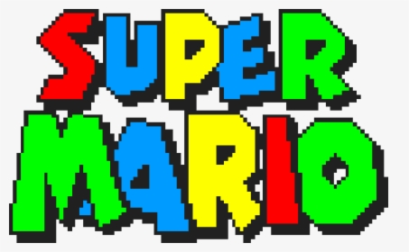 Super Mario Logo 16 Bit, HD Png Download, Transparent PNG