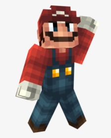 Mario Bros Skin Minecraft, HD Png Download, Transparent PNG