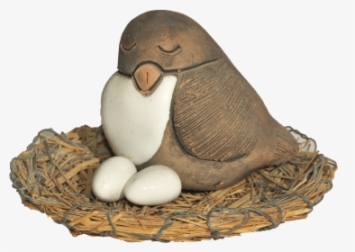 Bird, Nest, Egg, Figure, Ceramic, Sculpture, Deco - Bird Nest, HD Png Download, Transparent PNG