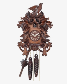 1 Day Traditional With 6 Leaves & Birds - Cuckoo Clock, HD Png Download, Transparent PNG