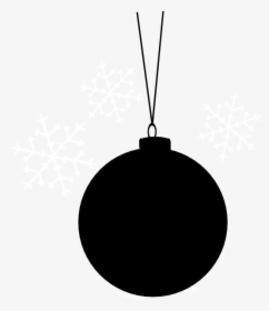 Christmas Ornament Silhouette Clip Art - Christmas Ornament Silhouette Vector, HD Png Download, Transparent PNG