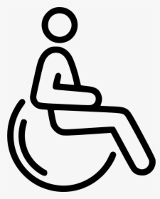 Wheelchair Disabled Invalid Handicapped Cripple - Disability, HD Png Download, Transparent PNG