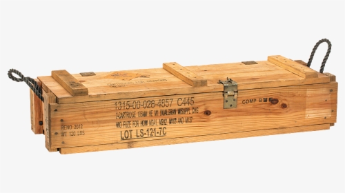 Transparent Ammo Box Png - Wood Ammo Box, Png Download, Transparent PNG