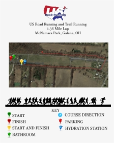 Image - Us Road Running Map, HD Png Download, Transparent PNG