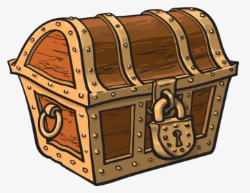 #treasure #pirate #treasurechest #chest #lock #closed - Locked Treasure Chest, HD Png Download, Transparent PNG