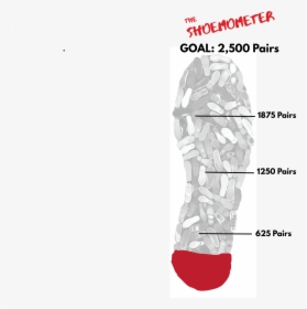 Shoe Thermometer Tracking Bridge Ii Sports Shoe Donations- - Funds2orgs Shoe Drive, HD Png Download, Transparent PNG