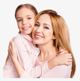Mother And Daughter Smiling Together - Mother And Daughter With Braces Transparent Png, Png Download, Transparent PNG