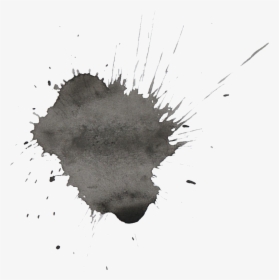 Splatter Png Transparent - Gray Paint Splash Png, Png Download, Transparent PNG