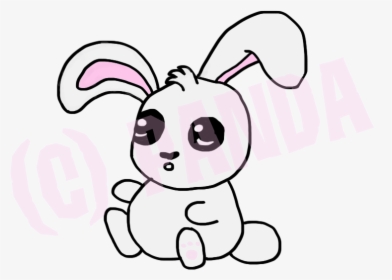 Really Fat Bunny Drawing, HD Png Download, Transparent PNG