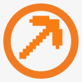 The Half Life Minecraft Mod - Minecraft Pickaxe Drawings, HD Png Download, Transparent PNG