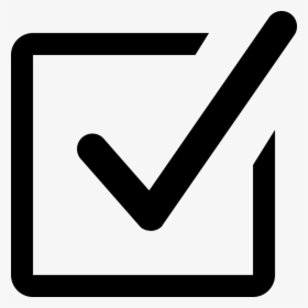 Checked Box - Success Png Icon White, Transparent Png, Transparent PNG