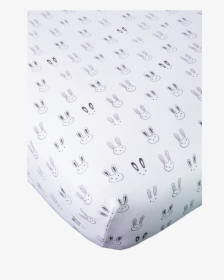 Black And White Bunny Crib Sheet Baby Noomie Pima Cotton - Platter, HD Png Download, Transparent PNG