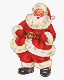 Vintage Father Christmas Clipart, HD Png Download, Transparent PNG