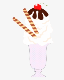 Donuts Clipart Ice Cream - Ice Cream Cone, HD Png Download, Transparent PNG