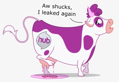 Aw Shucks, I Leaked Again As Hub Princess Luna Pink - Mlp Base Using Magic, HD Png Download, Transparent PNG