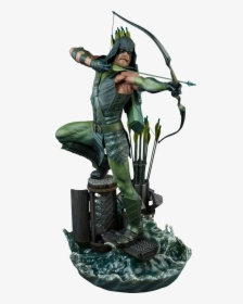 Transparent Green Arrow Up Png - Green Arrow Statue Sideshow, Png Download, Transparent PNG