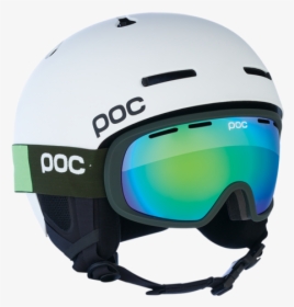 Poc - Poc Helmet And Goggle Combo, HD Png Download, Transparent PNG