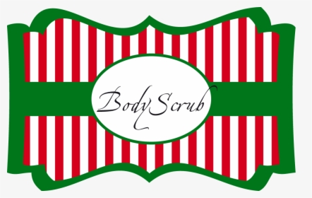 Free Printable Xmas Labes For Sugar Body Scrub - Green And Red Christmas Labels Free, HD Png Download, Transparent PNG