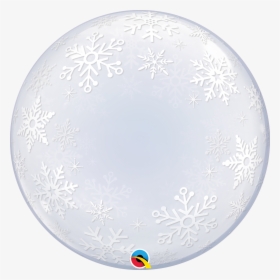Snowflake Bubble Balloon, HD Png Download, Transparent PNG