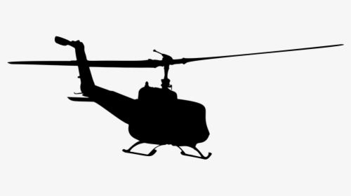 Chopper, Flying, Helicopter, Machine, Silhouette - Helicopter Silhouette, HD Png Download, Transparent PNG