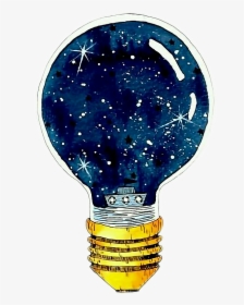 #light #lâmpada #luz #noite #tumblr - Light Bulb Painting Ideas, HD Png Download, Transparent PNG