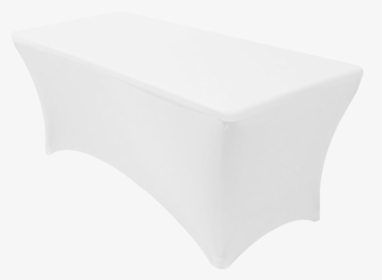 White Tablecloth On Rectangle Table, HD Png Download, Transparent PNG