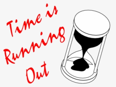 Hourglass Clipart Time Is Running Out - Time Is Running Out Transparent, HD Png Download, Transparent PNG