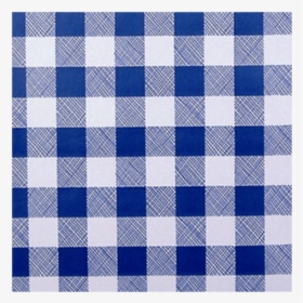 Blue Tablecloth Vichy - Black And White Buffalo Plaid Placemats, HD Png Download, Transparent PNG
