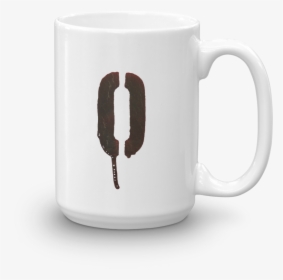 Number Zero Typographic Coffee Mug   Data Zoom //cdn - Mug, HD Png Download, Transparent PNG