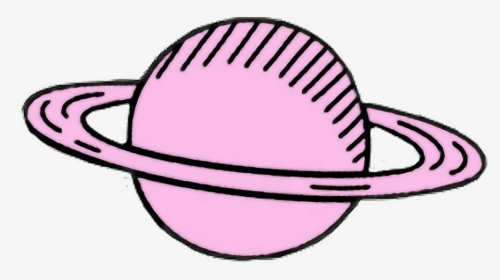 #sticker #pinkaesthetic #pinkpastelcatears #saturn, HD Png Download, Transparent PNG
