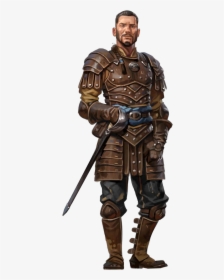 #man #male #armor #fantasy #warrior - Mariner's Studded Leather Armor, HD Png Download, Transparent PNG