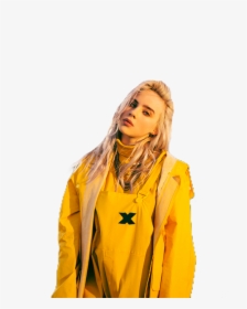 Billie Eilish Wearing Yellow, HD Png Download, Transparent PNG