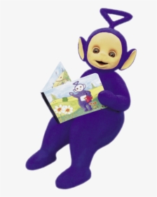 Teletubbies Tinky Winky Reading - Teletubbies Tinky Winky Transparent, HD Png Download, Transparent PNG