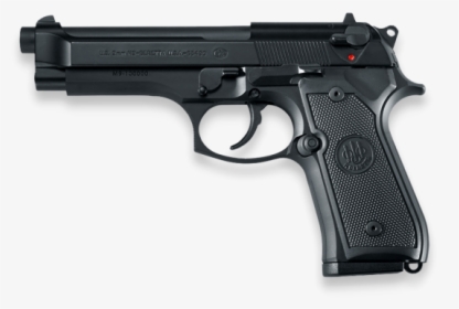 92 M9 Pistol, Black, Facing Left - Beretta Mp9, HD Png Download, Transparent PNG