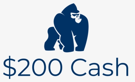 $200 Cash-logo - Western Gorilla, HD Png Download, Transparent PNG
