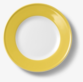 Dessert Plate Yellow - Circle, HD Png Download, Transparent PNG
