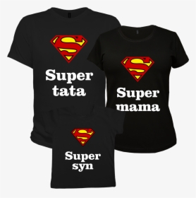 Zestaw Koszulek Super Mama - Superman-classic Logo, HD Png Download, Transparent PNG