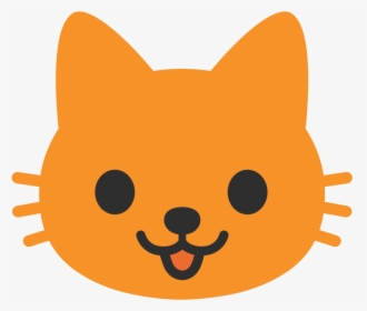 Cat Face Android Emoji, HD Png Download, Transparent PNG