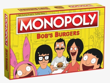 Bob’s Burgers Edition Board Game - Monopoly Bob's Burgers Edition, HD Png Download, Transparent PNG