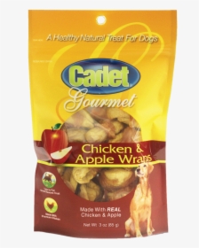 Low-fat Dog Treats, Chicken And Apple Dog Treats, Sweet - Cadet 3 Oz Chicken Apple Wraps Dog, HD Png Download, Transparent PNG