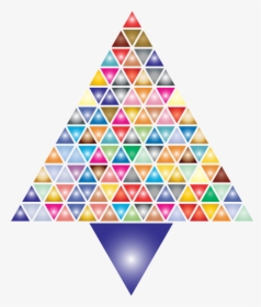 Prismatic Abstract Triangular Christmas Tree - Triangle, HD Png Download, Transparent PNG