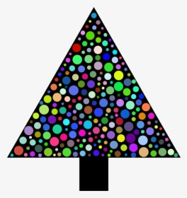 Triangle,tree,christmas Tree - Christmas Tree, HD Png Download, Transparent PNG