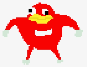 Transparent Ugandan Knuckles Head Png - Minecraft Aesthetic Pixel Art, Png Download, Transparent PNG