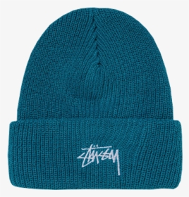 Stussy Stock Cuff Beanie Teal Preview - Stussy, HD Png Download, Transparent PNG