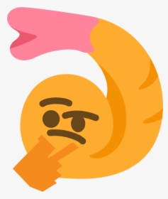 meme #emoji #thinkingemoji #thinking #stupid, HD Png Download - vhv